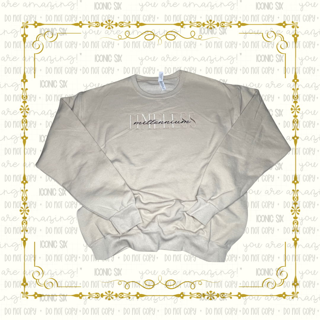 Timeless Embroidered Crew