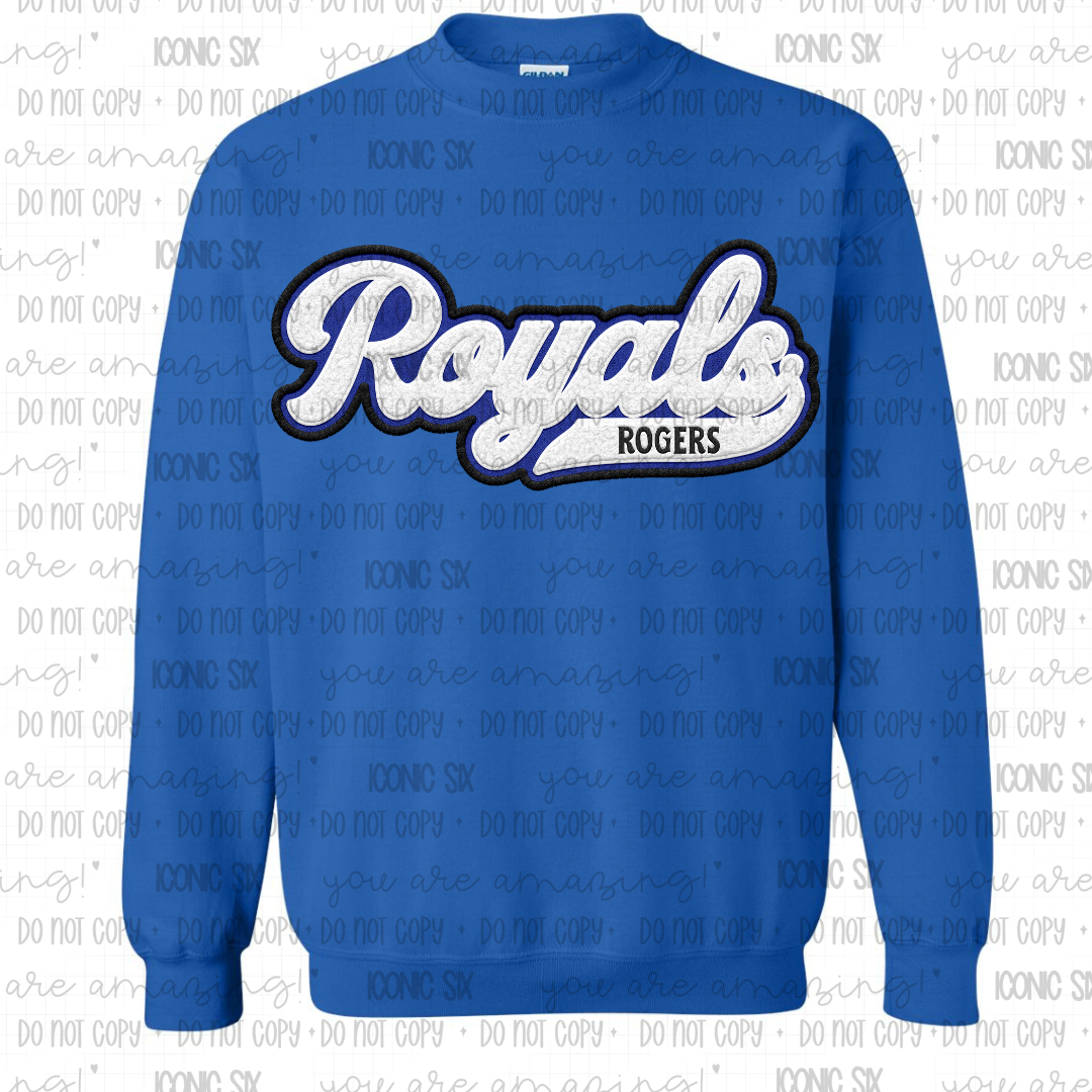 Faux Chenille Spirit Wear