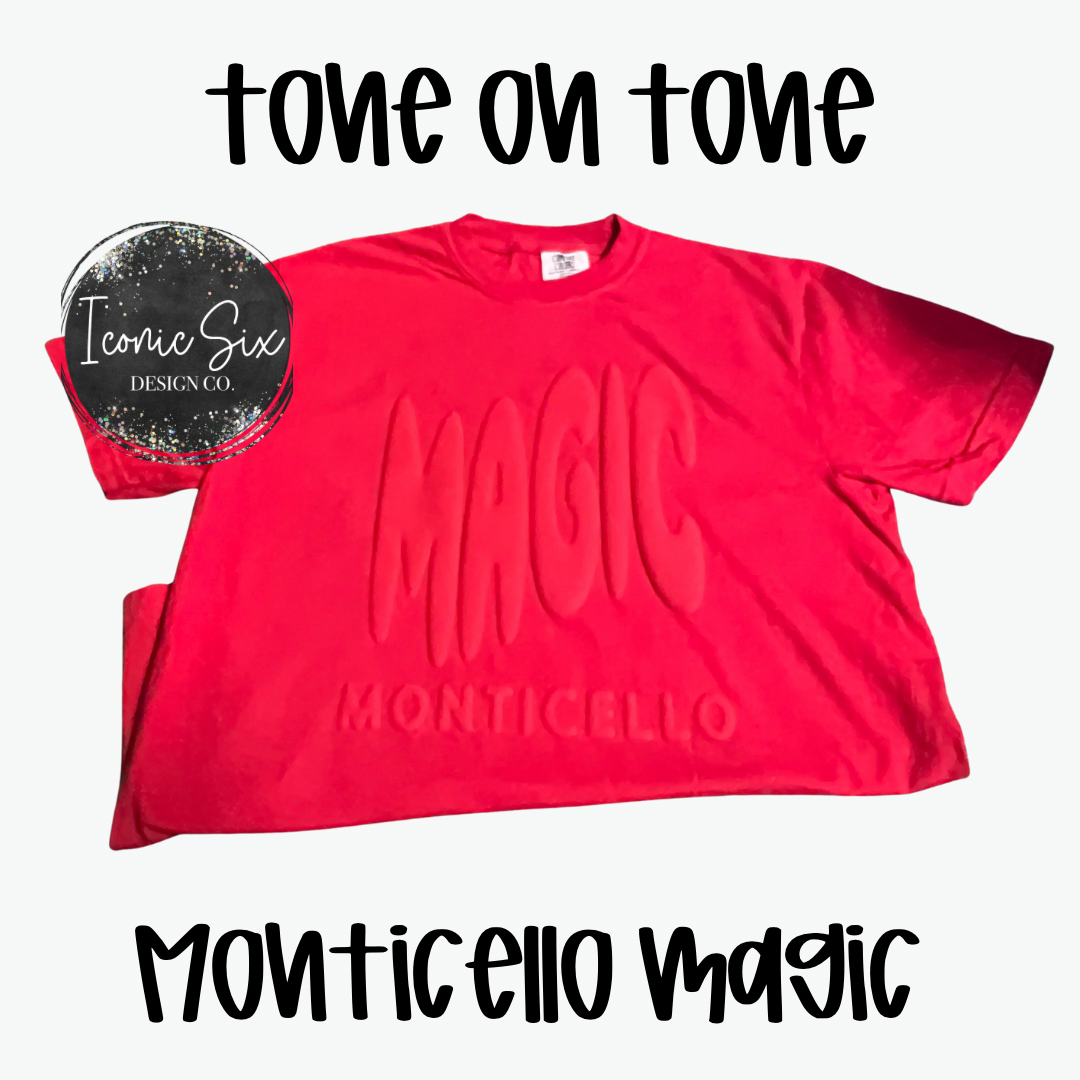 Tone on Tone Puff T-Shirts