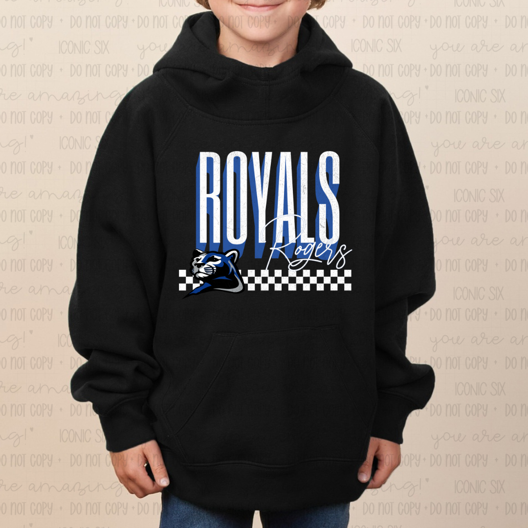 Scuba neck Youth Hoodie