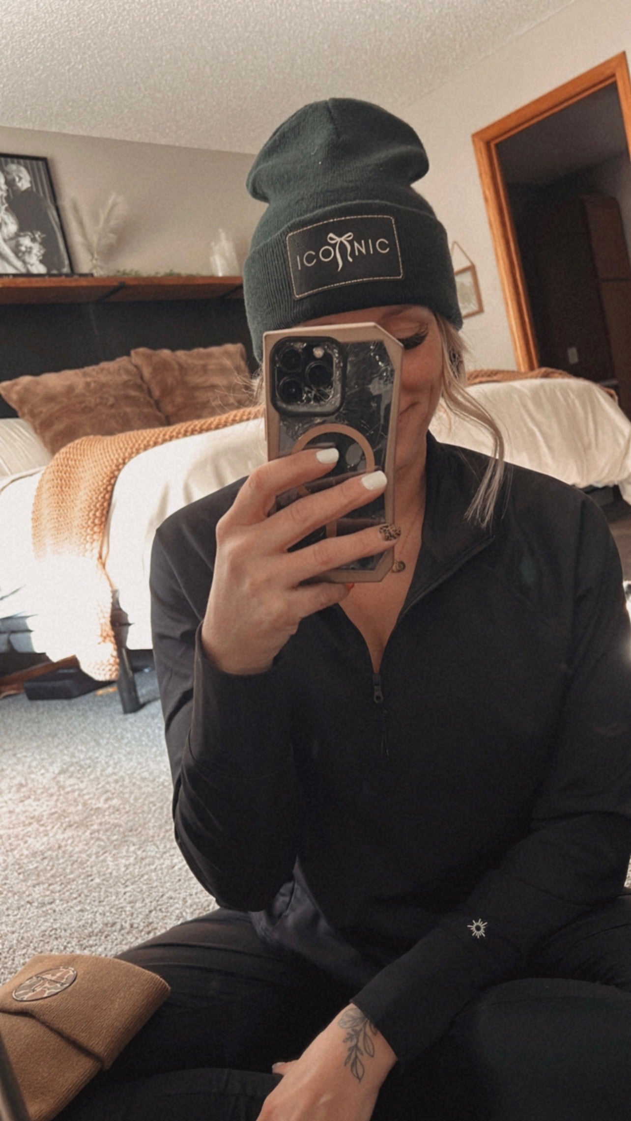 Iconic Bow Beanie
