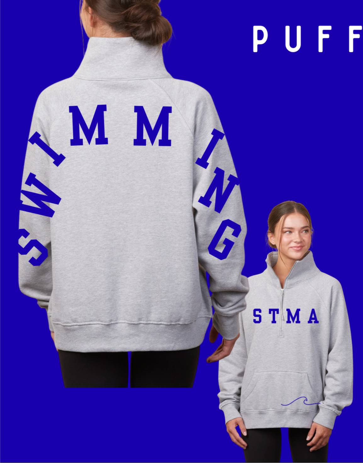 Swim Puff Quarter Zip