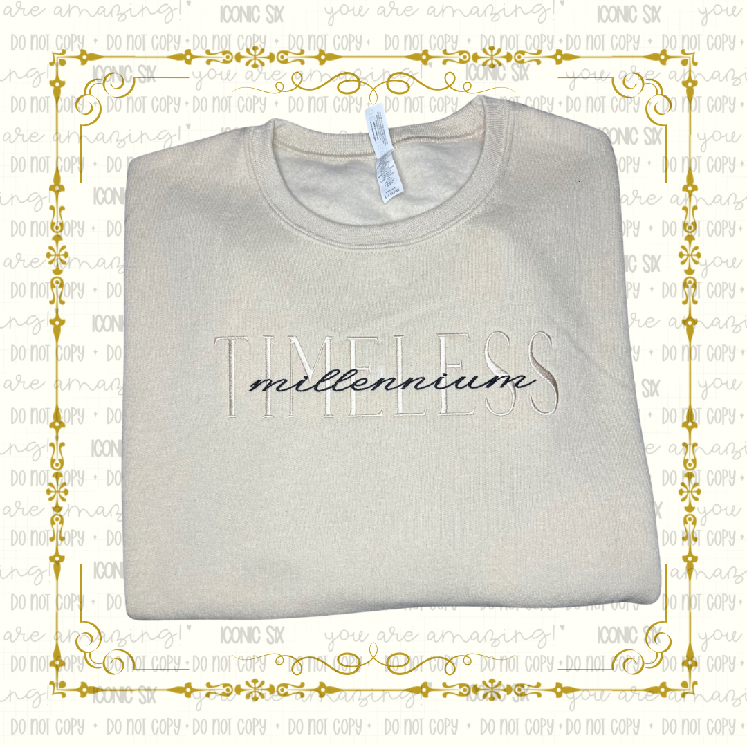 Timeless Embroidered Crew