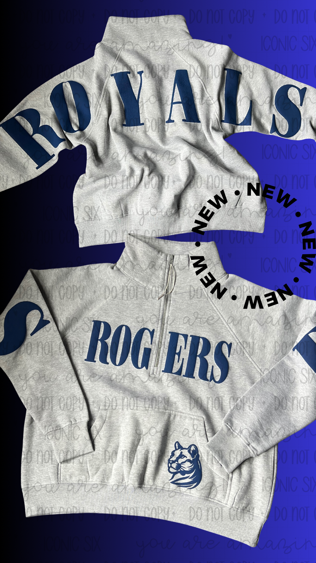 Royals Puff Quarter Zip