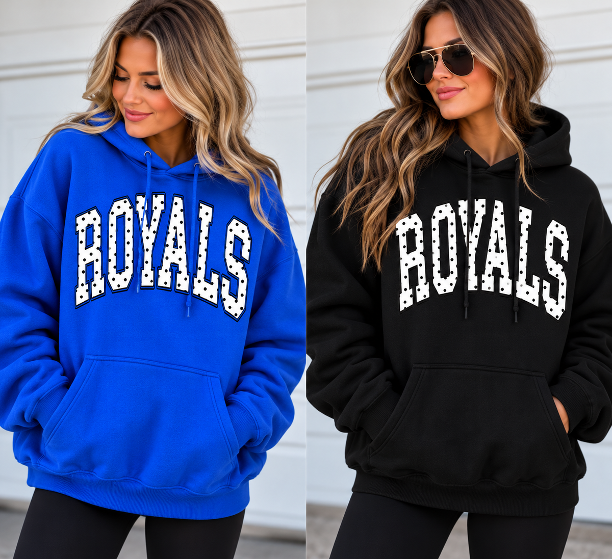 Royals Polkadot Hoodie