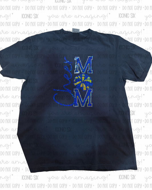 Sparkly Cheer Mom T-shirt