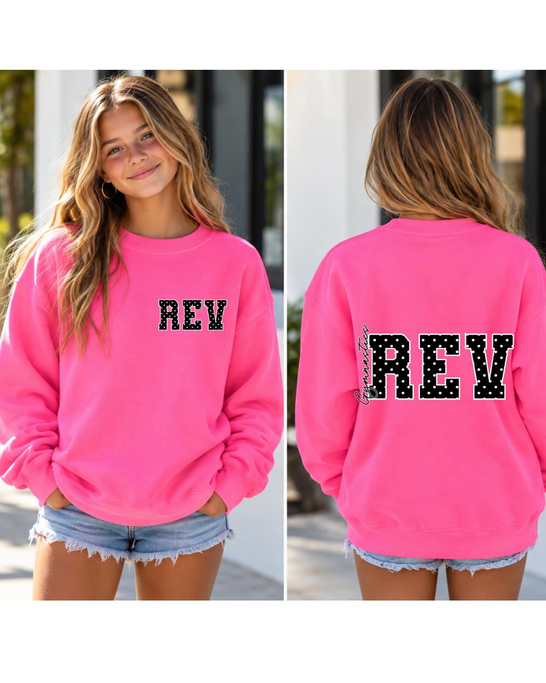 Polka Dot Rev Crew