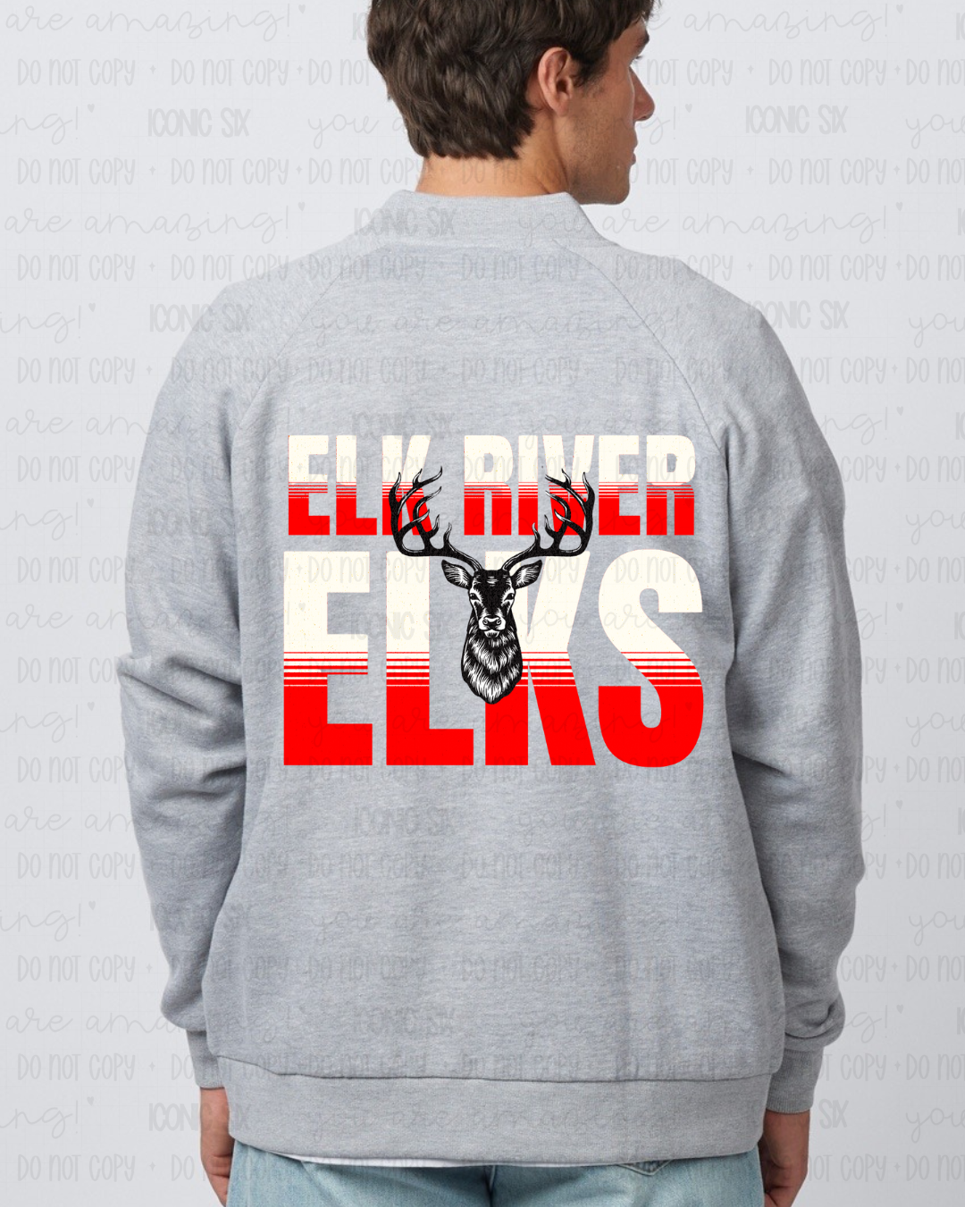 Fleece Bomber Jacket Elks