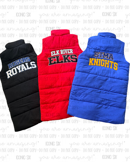 Long Puffer Vests