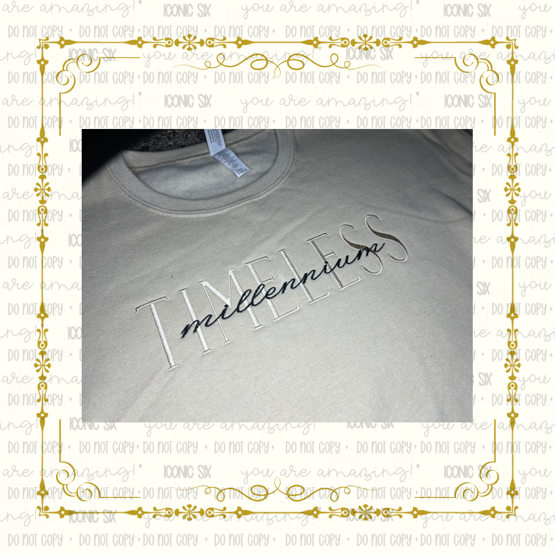 Timeless Embroidered Crew