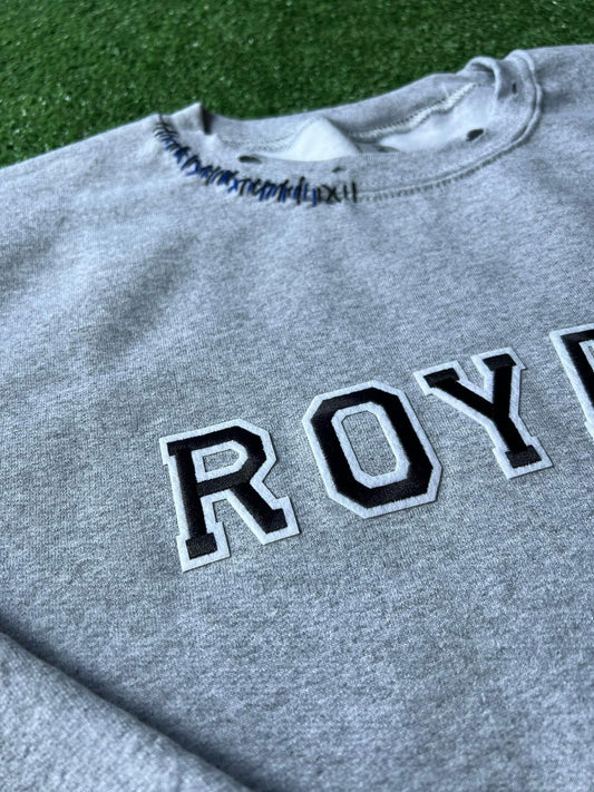 Royals Crew with Stitching