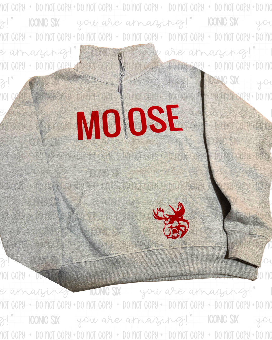 Moose Hockey Quarter Zip