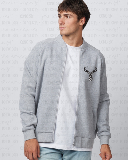 Fleece Bomber Jacket Elks