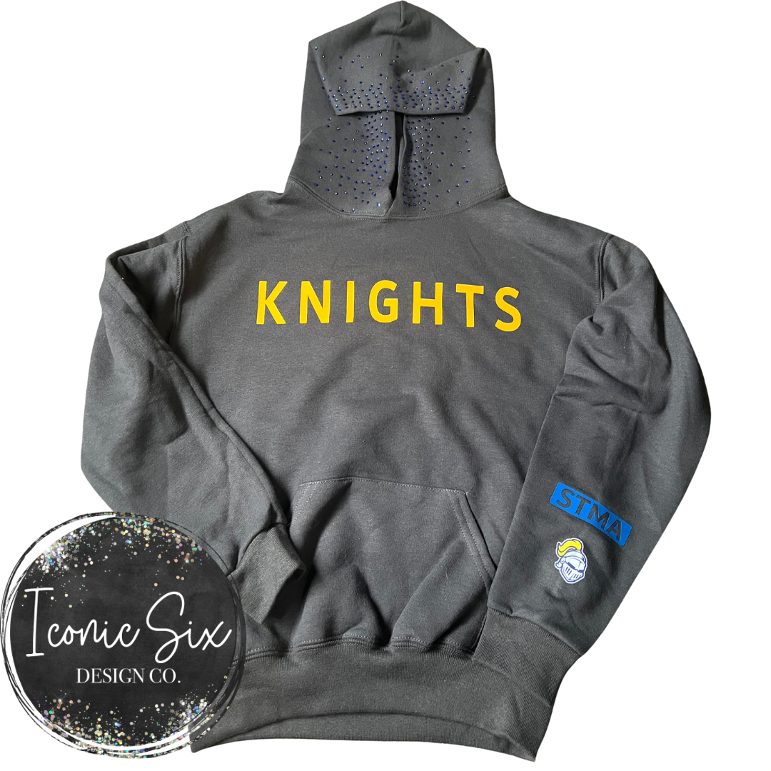 Knights Rhinestone Hoodie