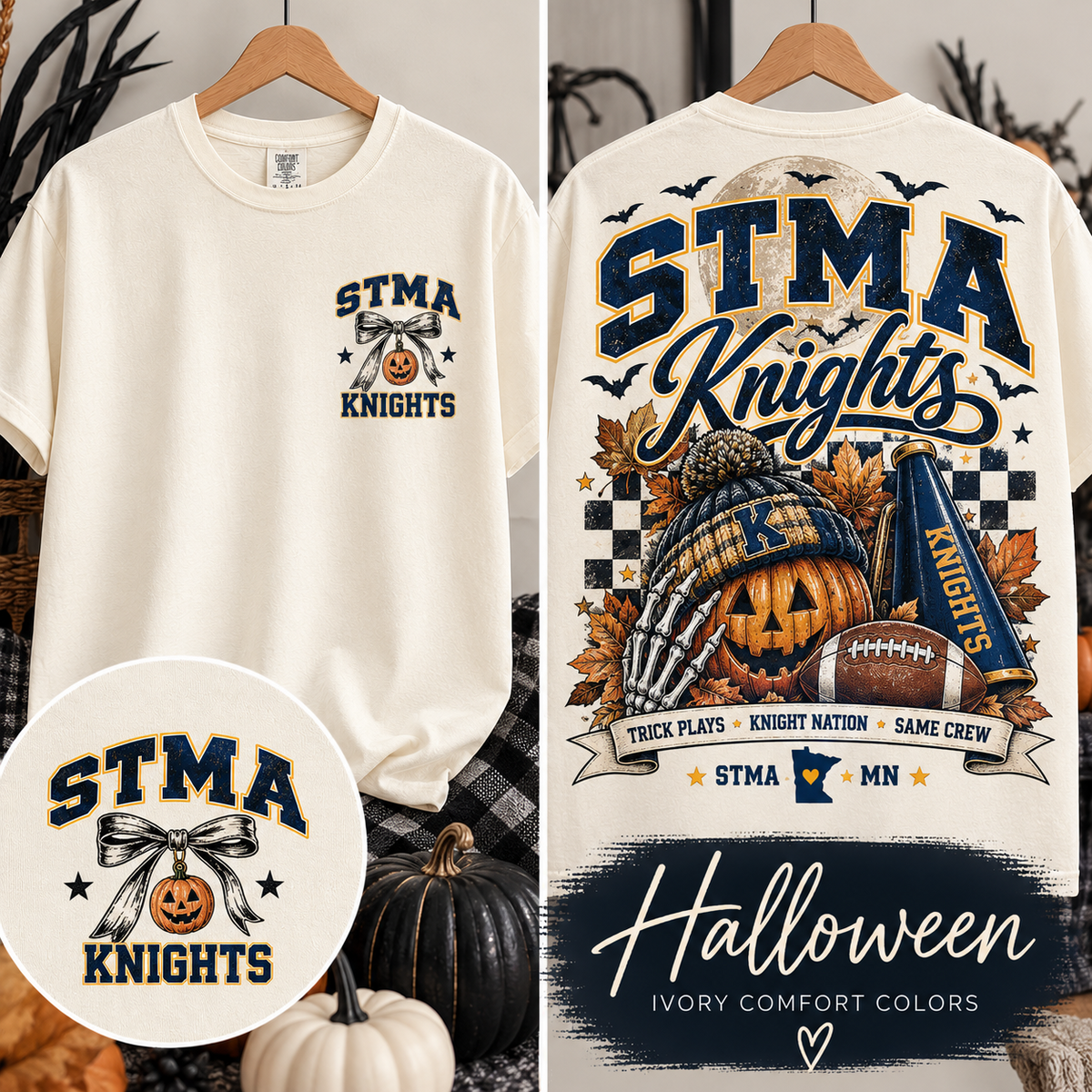 STMA Halloween Football Shirt