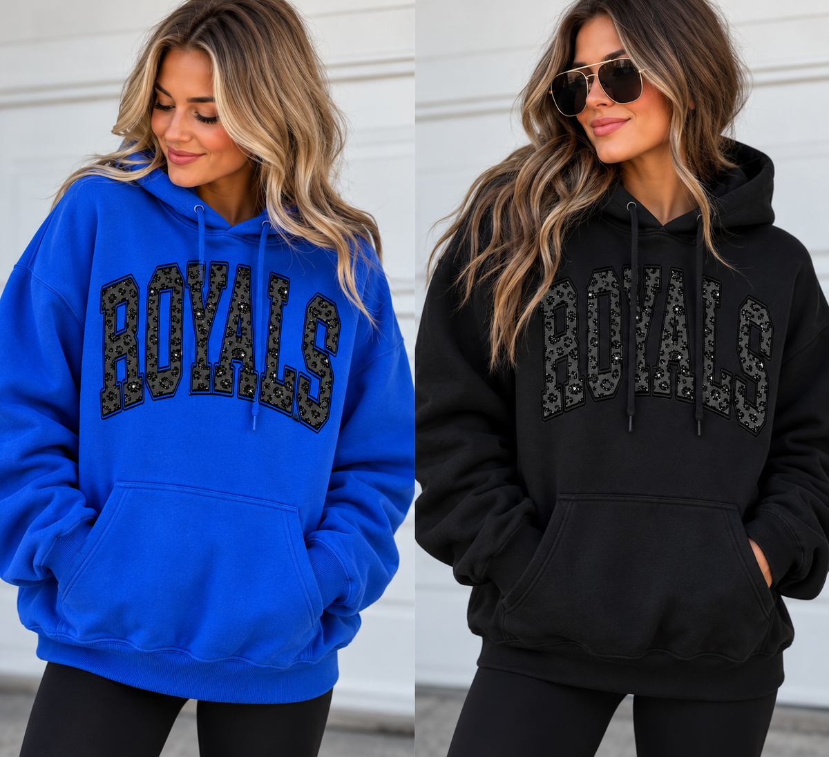 Faux Sparkle Cheetah Sweatshirt
