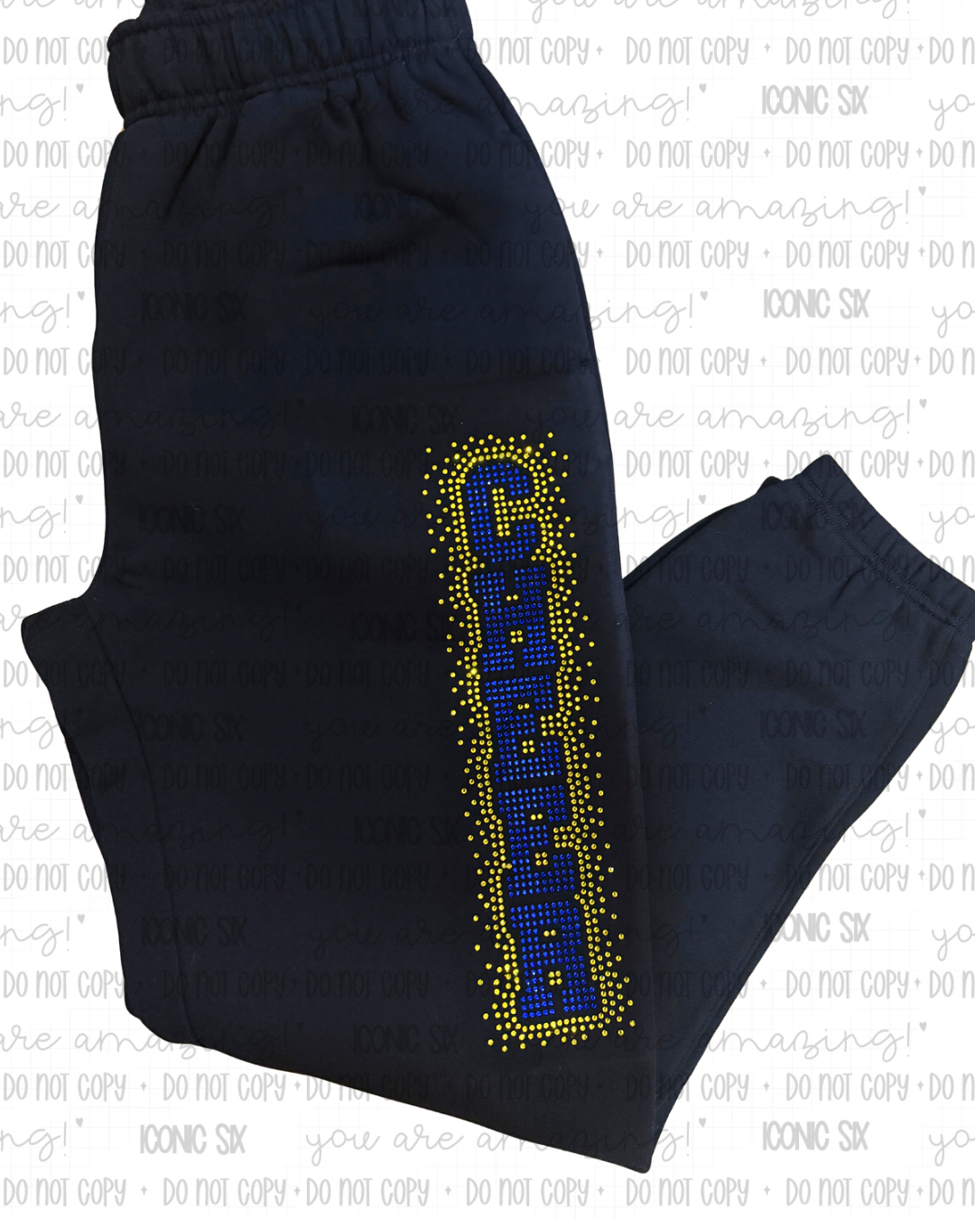 Rhinestone Cheer Joggers