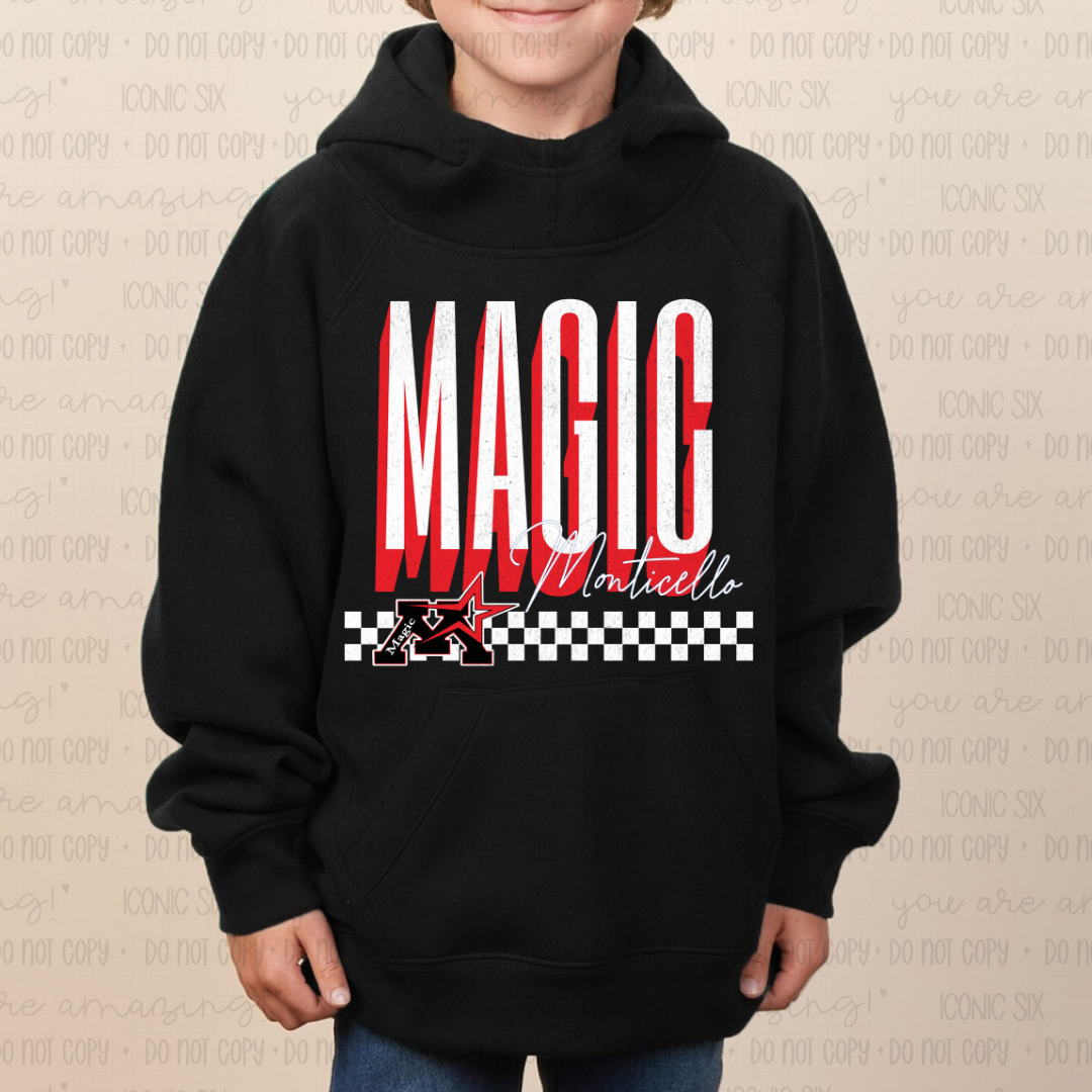 Scuba neck Youth Hoodie