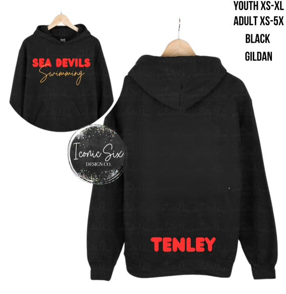 Sea Devils Swimming Hoodie