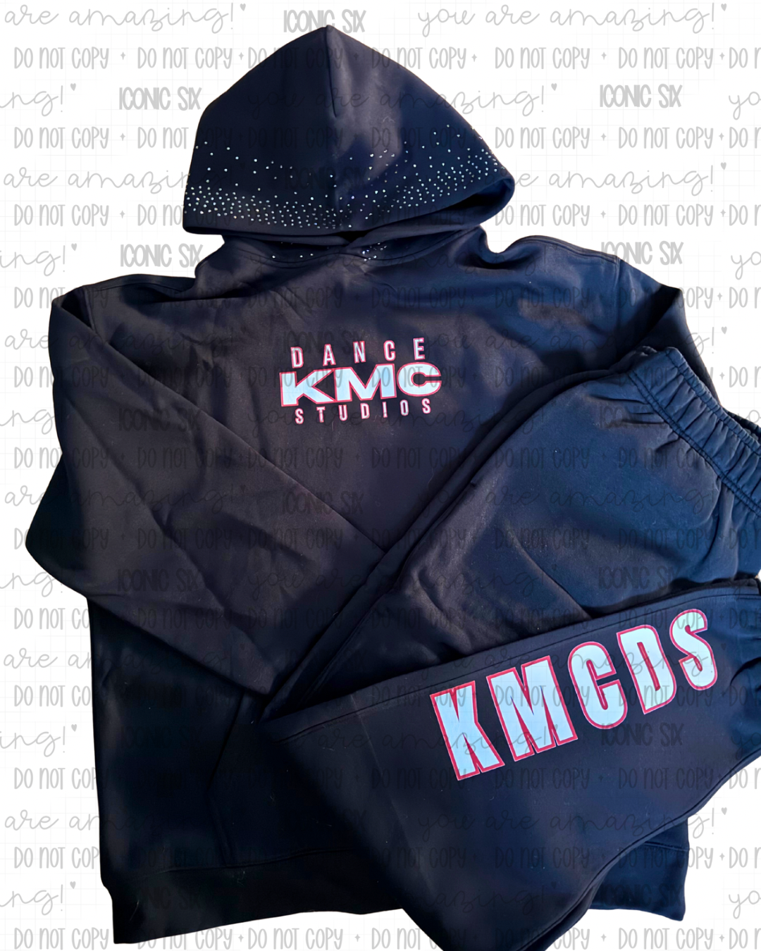 Premium Relaxed Bling KMC Hoodie *Child and Adult*