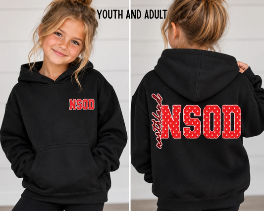 NSOD Polka Dot Print Hoodie