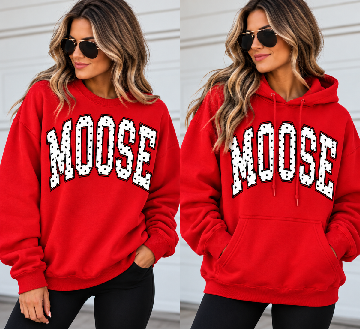 Moose Polkadot Sweatshirt