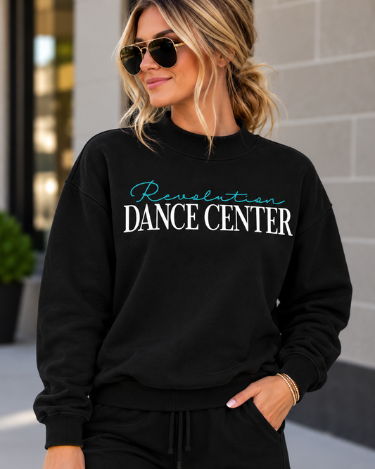 Revolution Dance Center Black Mock-neck